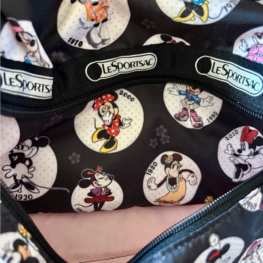LeSportsac Disney Limited Minnie Print Celebration Backpack - Picture 2 of 7